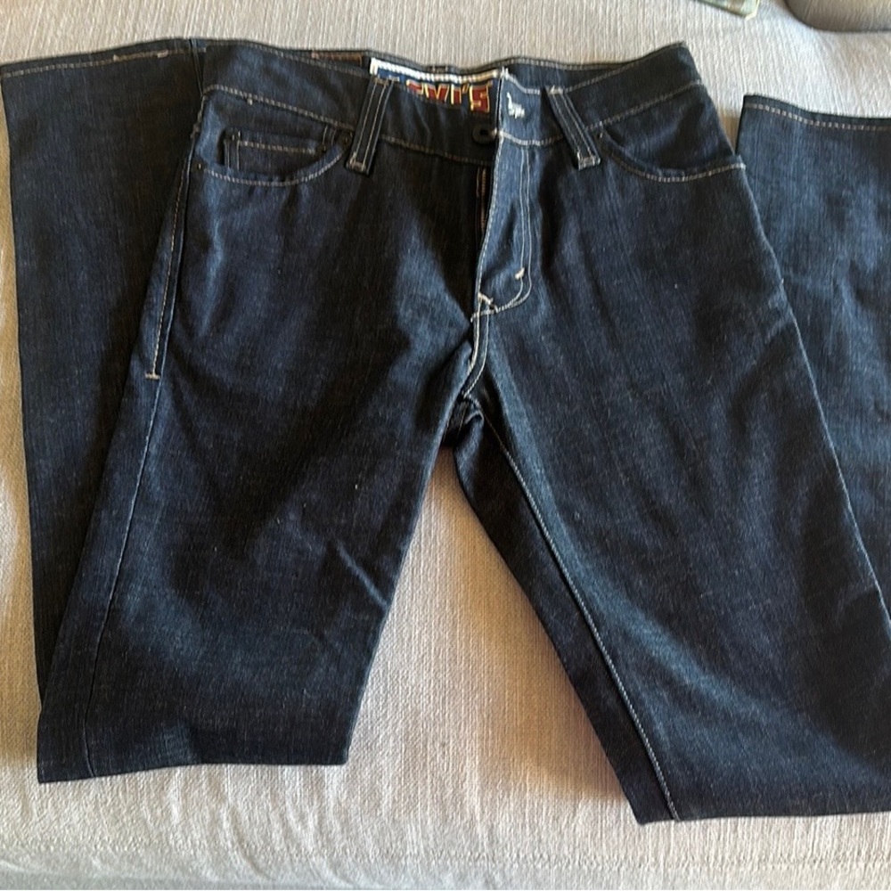 Levi's Black Straight Jeans Timeless Design